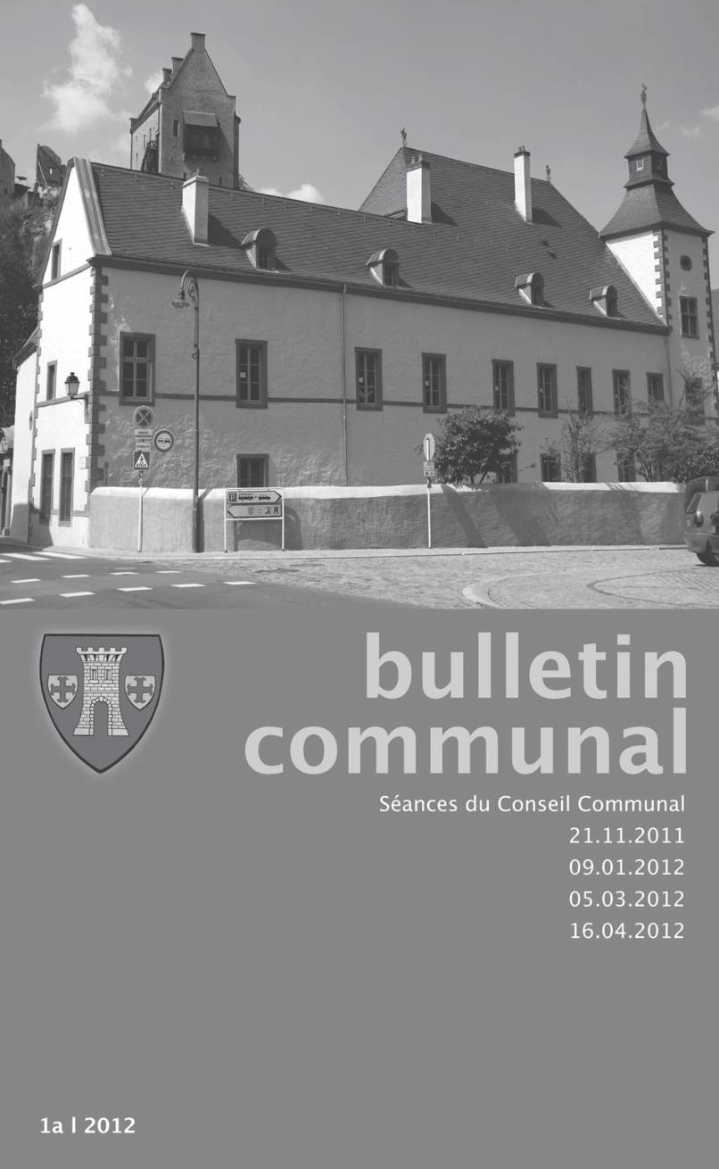 Bulletin communal 2012 Annexe