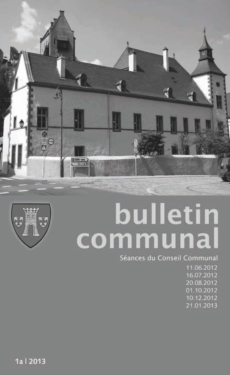 Bulletin communal 2013 Annexe