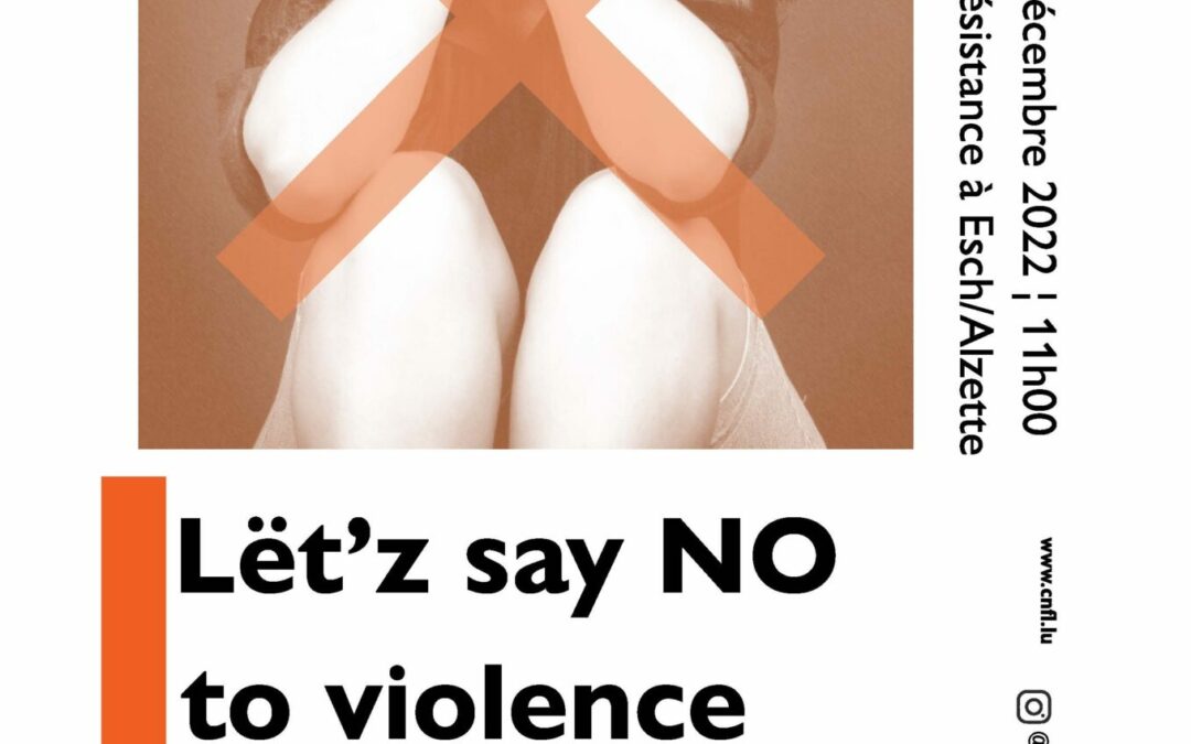 Lët’z say NO to violence against women!