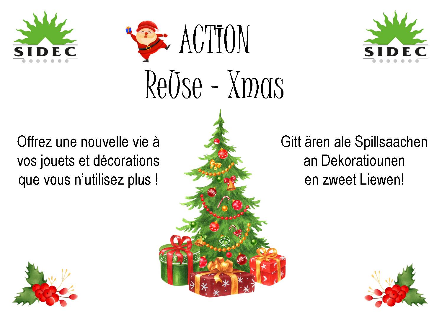 SIDEC -Action ReUse Xmas