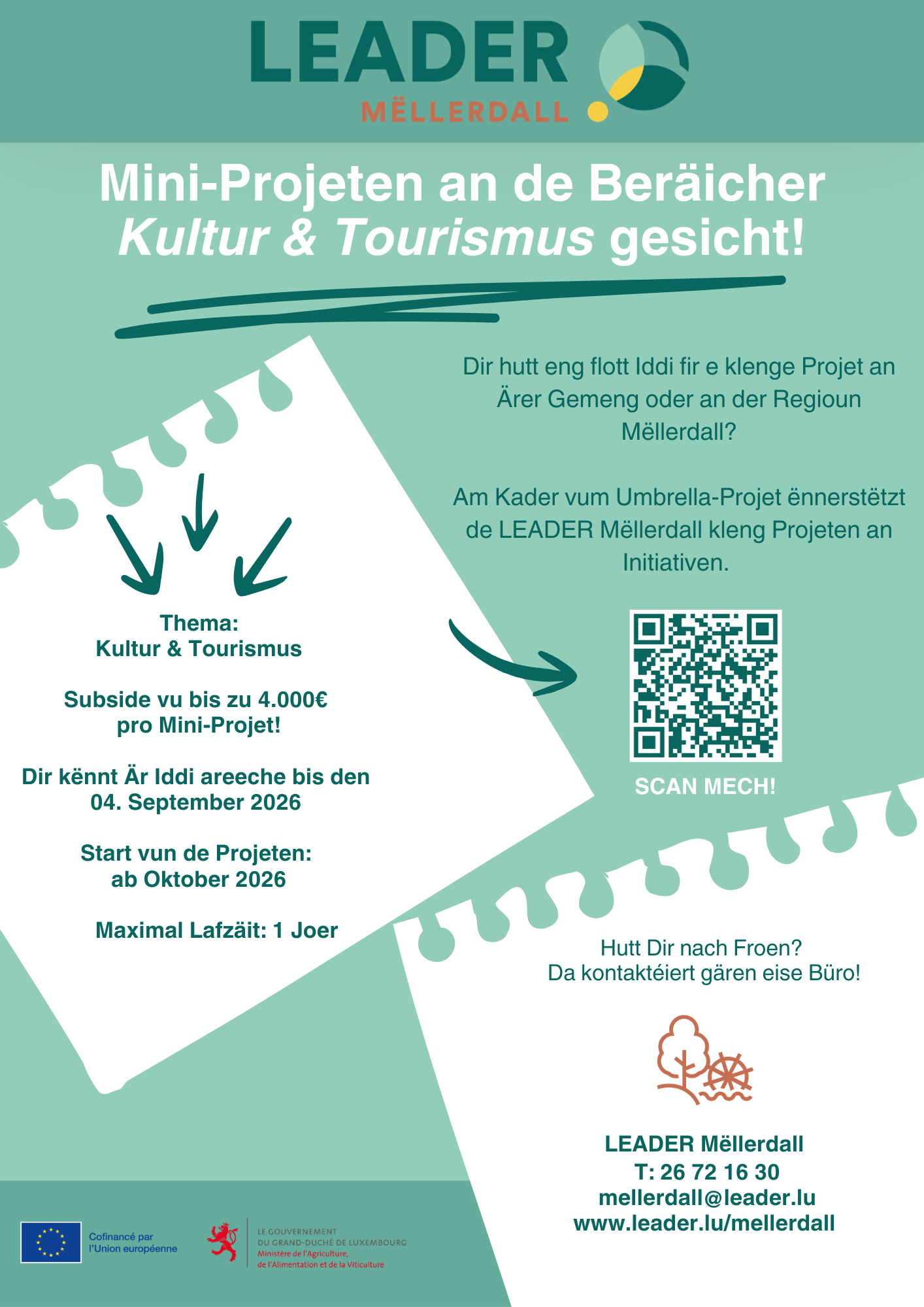 Är Iddi zielt: Mini-Projete gesicht!
