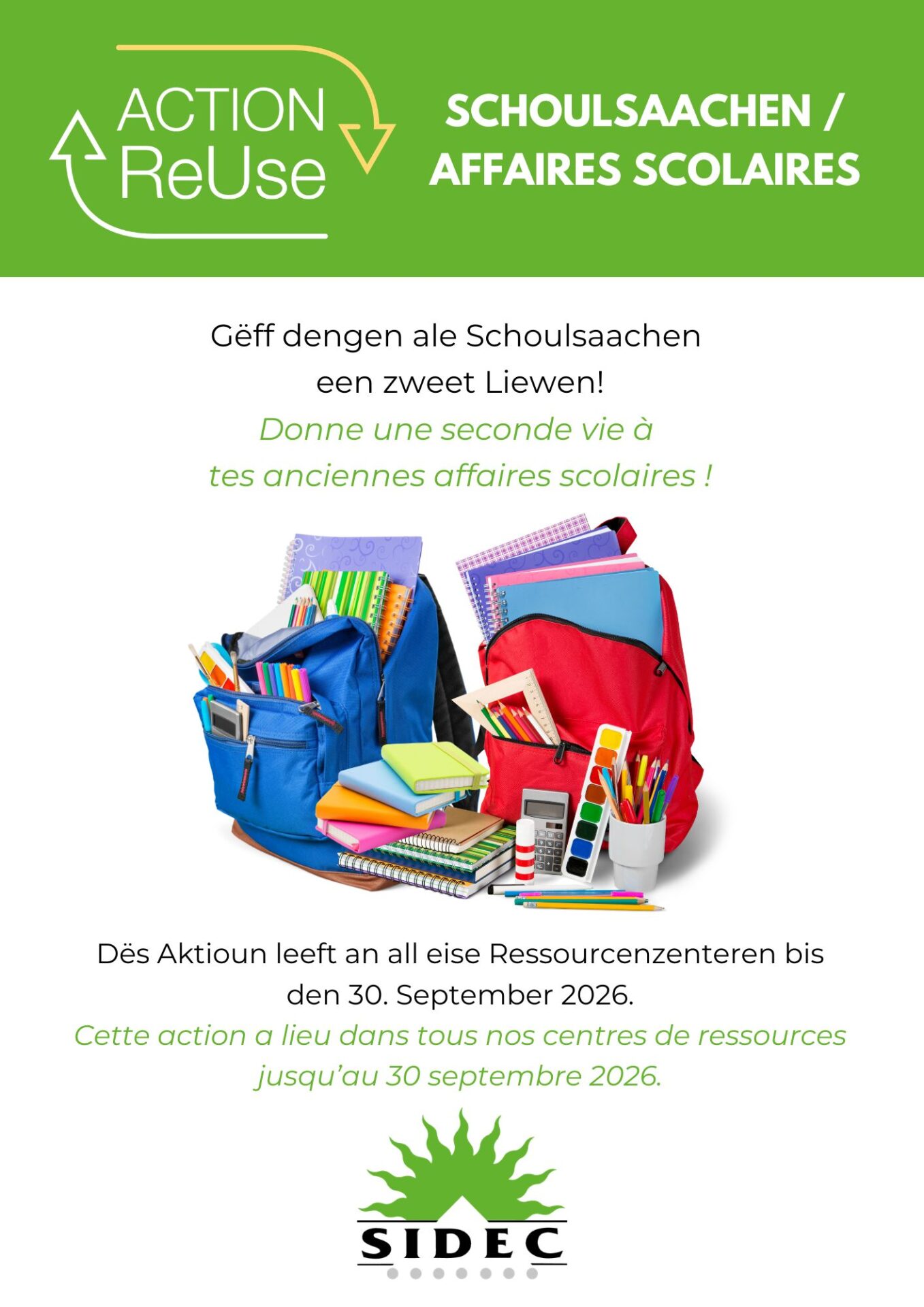 ReUSe Schoulsaachen